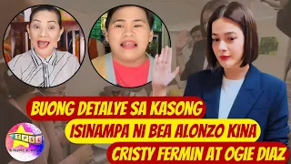 Buong Detalye sa Kasong Isinampa ni Bea Alonzo kina Cristy Fermin at Ogie Diaz