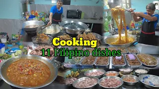 11 putahe | Cooking 11 Filipino dishes | Balikbayan from Dubai, Filipino Cooking