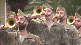 Así ensaya La Legión 'El novio de la Muerte' para este Martes Santo