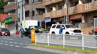 【下り坂光電管ネズミ捕り】突然目の前に現れる警察官にアメ車の陽キャ軍団が青ざめる！これからジェットスキーでブチ上げようとするもその前にスピード違反で警察官からキツーイお灸が（笑）他・ネズミ捕り4連発！