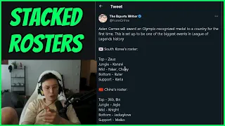 Caedrel Reacts To The Asian Games Rosters