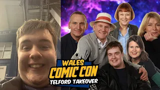 MEETING CHRISTOPHER ECCLESTON PETER DAVISON SOPHIE ALDRED JANET FIELDING! Doctor Who Wales Comic Con