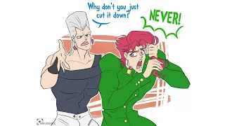 Kakyoin's hair - A JoJo's Bizarre Adventure Comic Dub