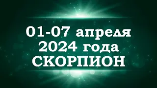 СКОРПИОН | ТАРО прогноз на неделю с 1 по 7 апреля 2024 года