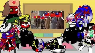 Countryhumans react to hoi4 factions in a nutshell Gacha club