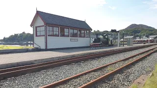 linda at Porthmadog on ffestiniog railway sept 2020