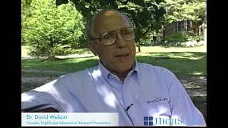 Dr. David Weikart speaks about HighScope's founding in 1970