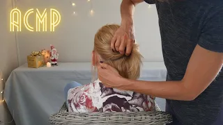 АСМР Гипнотизирующее расчесывание и перебирание волос с Еленой