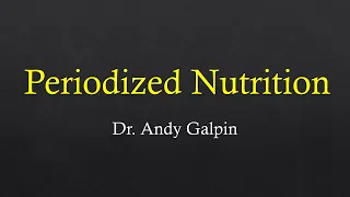 Periodized Nutrition : 25 Min Phys