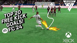 EA FC 24 - FIFA 23 I Top 20  Free Kick Goals l That Kissed the Post and Found the Net