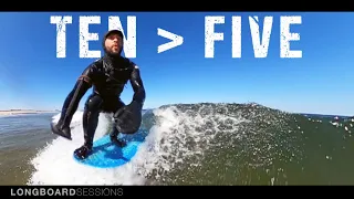 HANG TEN PRACTICE! Longboard Surfing Vlog