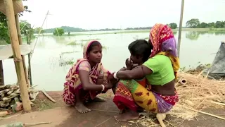 Floods in India, Nepal displace nearly 4 million