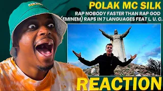 FASTER THAN EMINEM ?? Polak MC Silk -Rap Nobody faster than Rap God(Eminem)- 7 languages feat L.U.C.