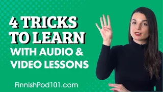 How to Learn Finnish Fast with Audio & Video Lessons (4 Tricks Inside)