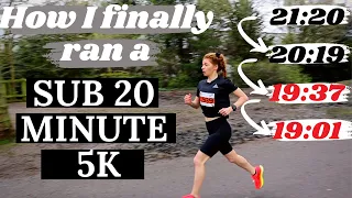 How I Joined the Sub 20 Minute 5K Club | How to Train for a Faster 5K