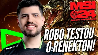 LOUD ROBO TESTANDO O RENEKTON no SUPER SERVER do MSI 2024