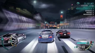 Need for Speed Carbon: Race Wars Downtown | 10 Laps | + Pursuit!