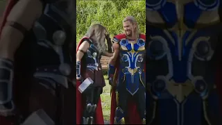 THOR LOVE AND THUNDER funny bloopers scene 🤣 #shorts #marvel #thorloveandthunder || infinity_end ||