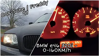 BMW e46 320i - 150PS, 0-100 KM/h + 0-160 KM/h