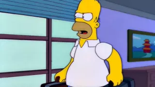 The Simpsons - Japan, Homer walks through doors
