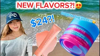 RATING MY LANEIGE & SUMMER FRIDAYS BUTTER BALM COLLECTIONS | NEW FLAVORS?!