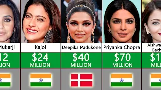 Comparison: Richest Actresses 2023 (Bollywood)