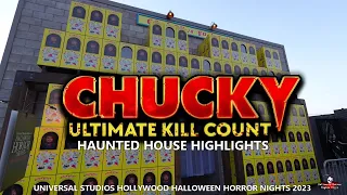 2023 CHUCKY Ultimate Kill Count Highlights HHN Hollywood