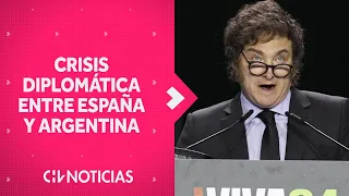 CRECE CRISIS DIPLOMÁTICA entre Argentina y España: Milei insultó a Sánchez y su esposa