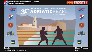 Međunarodni bokserski turnir | Jadranski biser | 19.02.2021.