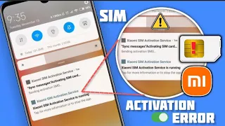 How To Fix SIM Activation service is  running issue In Xiaomi Redmi