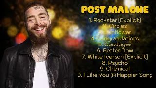 ✔️ Post Malone ✔️ ~ Greatest Hits ~ Best Songs Music Hits Collection Top 10 Pop Artists of All