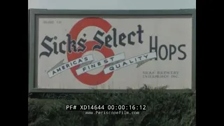 SICK'S BREWING CO.   SALEM OREGON  1940s HOP GROWING OPERATION  SICK'S SELECT BEER  XD14644