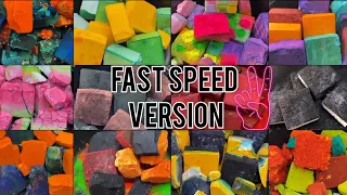 Treat🎀 For Dyed Gym Chalk Lovers💕 2x FAST SPEED ASMR Relaxing Video✨✨