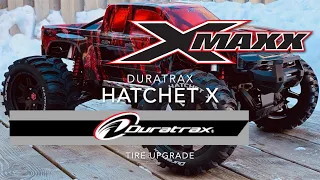 Traxxas X-Maxx - upgraded with Duratrax Hatchet X tires (2085X Servo)