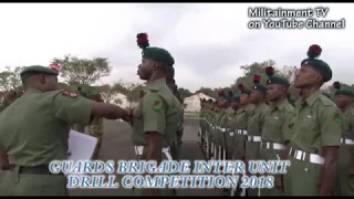 This is so beautiful, complete  Nigerian Army Drill Competion by Guards Brigade