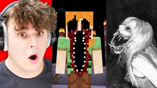 STRASZNE ISTOTY z MINECRAFT w PRAWDZIWYM ŻYCIU 😥!!!