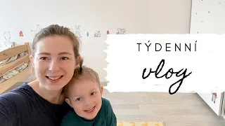 TÝDENNÍ VLOG - Adámek jede na výlet🚐, už vím, jak to budu mít v práci👩‍💻, úklid dětského pokoje🧹