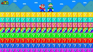 Super Mario Bros. but there are More Custom Lucky Blocks | Game Animation