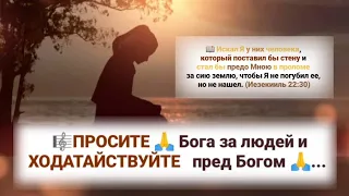 🎼ПРОСИТЕ Бога за людей и ХОДАТАЙСТВУЙТЕ пред Богом ... 🙏#ХристианскиеПесни#НебеснаяОтчизна#