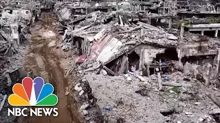 Destruction Of Marawi: Ruins Of City Ravaged By ISIS In Philippines | NBC News