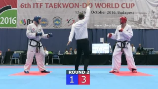 Sparring Senior Male +85kg - ITF World Cup 2016 - Budapest