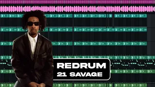 21 SAVAGE - REDRUM | FL STUDIO REMAKE (99% ACCURATE)