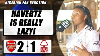 ARSENAL 2-1 NOTTINGHAM FOREST ( Amara  -NIGERIAN FAN REACTION) - PREMIER LEAGUE HIGHLIGHT 2023-24