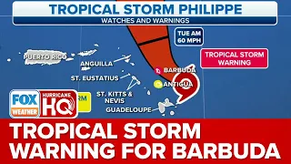 Tropical Storm Warning Issued For Barbuda As Philippe Continues Churning In Atlantic