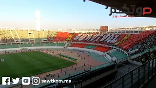 تيفو جمهور حسنية أكادير أمام فريق الوداد البيضاوي ...