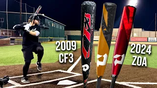 DEMARINI CF3 (2009) vs. DEMARINI ZOA | Baseball Bat Review