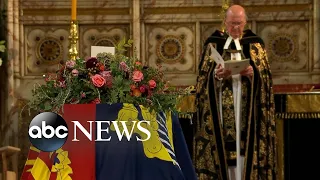 Queen Elizabeth II lowered into the royal vault | ABC News