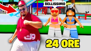 VIVO PER 24 ORE COME SKIBIDI BOP DOP YES YES SU BROOKHAVEN ROBLOX!!