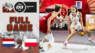 Netherlands v Poland | Women Semi-Final | Full Game | FIBA 3x3 Europe Cup 2022