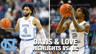 RJ Davis & Caleb Love Move UNC To The ACC Quarterfinals